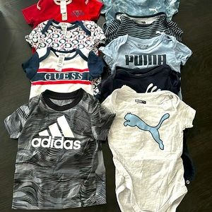 Guess & Puma baby boy shirts 6-9 months